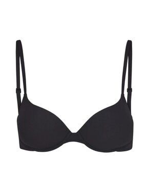 Skims 34DD FITS EVERYBODY PUSH-UP BRA Onyx Black NWT MSRP $58